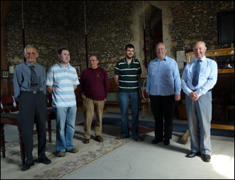 Change ringers in Holy Trinity belfry